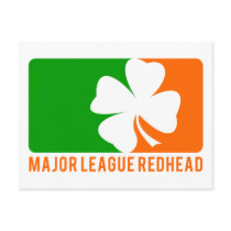 Major League Redhead Post Cards