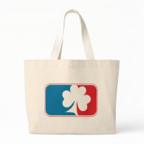 Major League Shamrock - Blue and Red bags by visualnewbie Major League Shamrock - Blue and Red bags