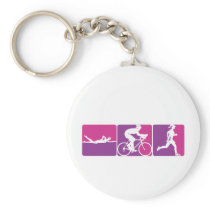 Major League Triathlon Keychain