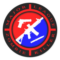 Major League Zombie Killer - weapons stickers