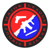 Major League Zombie Killer - weapons stickers
