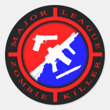 Major League Zombie Killer - weapons Stickers