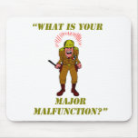 Major Malfunction Mousepad Major Malfunction Mousepad