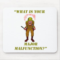 Major Malfunction Mousepad by rjvstudios Major Malfunction Mousepad