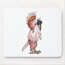 Major Mitchell Cockatoo mousepads by Feathered_and_Free Major Mitchell Cockatoo mousepads