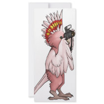 Major Mitchell Cockatoo Custom Rack Card
