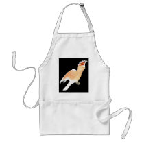 Major Mitchell's Cockatoo on Black aprons by LisasLair Major Mitchell's Cockatoo on Black aprons