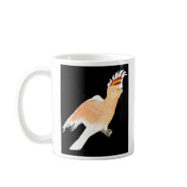 Major Mitchell's Cockatoo on Black Bookstore Promo mugs by LisasLair Major Mitchell's Cockatoo on Black Bookstore Promo mugs
