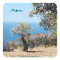 Majorca Square Stickers