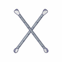 Majorette Batons embroidered shirts by ZazzleEmbroidery Majorette Batons embroidered shirts