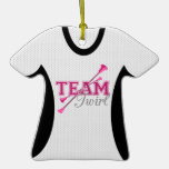 Majorette Team Jersey Photo Keepsake Christmas Ornaments