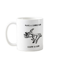 Make a connection Learn to Sign Mug