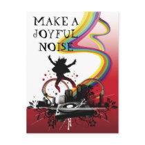 Make a Joyful Noise postcard
