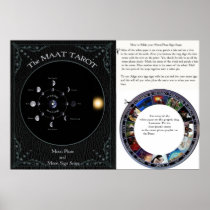 Make a MAAT Tarot Moon Sign scope poster