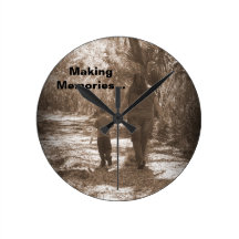 Make A Memory Round Clock