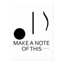 Make A Note of This Post Card