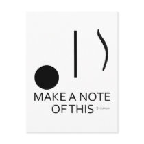Make A Note of This postcards
