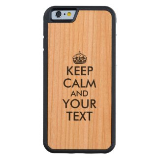 Make a Phone Case Keep Calm Wood Grain Your Text