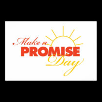 Make A Promise Day Poster posters