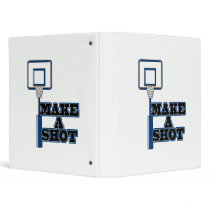 make a shot basetball net vinyl binder