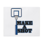 make a shot basetball net flyers