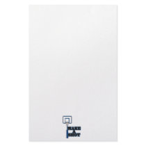 make a shot basetball net personalized stationery