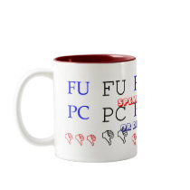 MAKE A TOAST2 FU PC SPEAK FREELY! OR DIE MUTE! COFFEE MUG