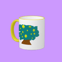 MAKE A TREE HAPPY - mug by Horseshoes3 MAKE A TREE HAPPY - mug
