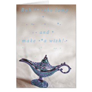 Make a wish! greeting card