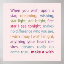 Make a Wish Posters