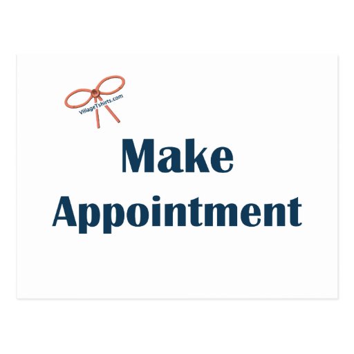 Make Appointment Reminders Postcard Zazzle