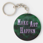 Make Art Happen Keychain