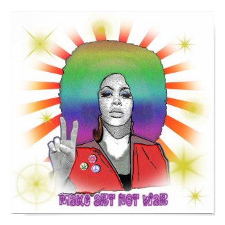 Make Art Not War print