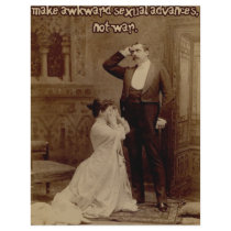 Make Awkward Advances flyers