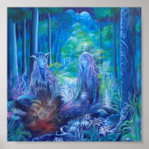 Make believe world print