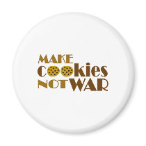 Make Cookies Not War Fridge Magnets