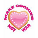 MAKE COOKIES NOT WAR t-shirts