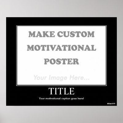 Makingmotivational Poster on Make Custom Motivational Poster  Landscape  From Zazzle Com