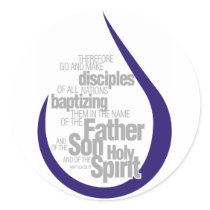 Make Disciples Round Stickers