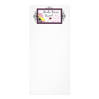 Make Diva Time! Rack Cards zazzle_rackcard
