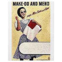 Make - Do And Mend flyers by ww2posters Make - Do And Mend flyers