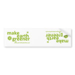 make earth greener Bumper Sticker