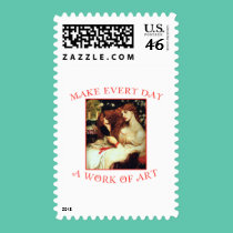 Make Every Day a Work of Art stamps