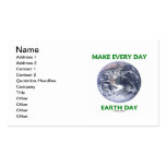 Make Every Day Earth Day (Blue Marble Earth) Business Card