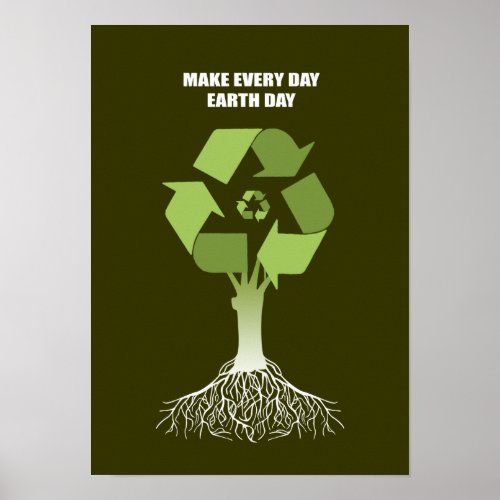 MAKE EVERY DAY EARTH DAY zazzle_print