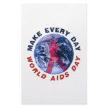 Make Every Day World AIDS Day Personalized Stationery