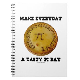 Make Everyday A Tasty Pi Day (Pi On Baked Pie) Note Book