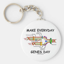 Make Everyday Genes Day (Jeans Day) Key Chain
