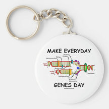 Make Everyday Genes Day (Jeans Day) Keychain