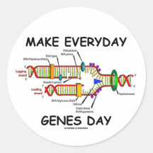 Make Everyday Genes Day (Jeans Day) Stickers